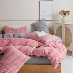 4Pcs Japan Linen |  Standard size duvet cover Bedding Set Drap Freesize | ID CL4P025COV003