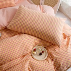 4Pcs Japan Linen |  Standard size duvet cover Bedding Set Drap Freesize | ID CL4P025COV004