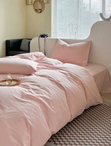 4Pcs Japan Linen |  Standard size duvet cover Bedding Set Drap Freesize | ID CL4P025COV002