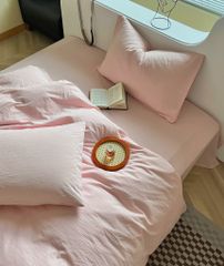 4Pcs Japan Linen |  Standard size duvet cover Bedding Set Drap Freesize | ID CL4P025COV002