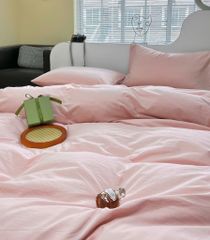 4Pcs Japan Linen |  Standard size duvet cover Bedding Set Drap Freesize | ID CL4P025COV002