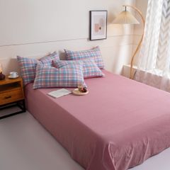 4Pcs Japan Linen |  Standard size duvet cover Bedding Set Drap Freesize | ID CL4P025COV001