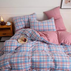 4Pcs Japan Linen |  Standard size duvet cover Bedding Set Drap Freesize | ID CL4P025COV001