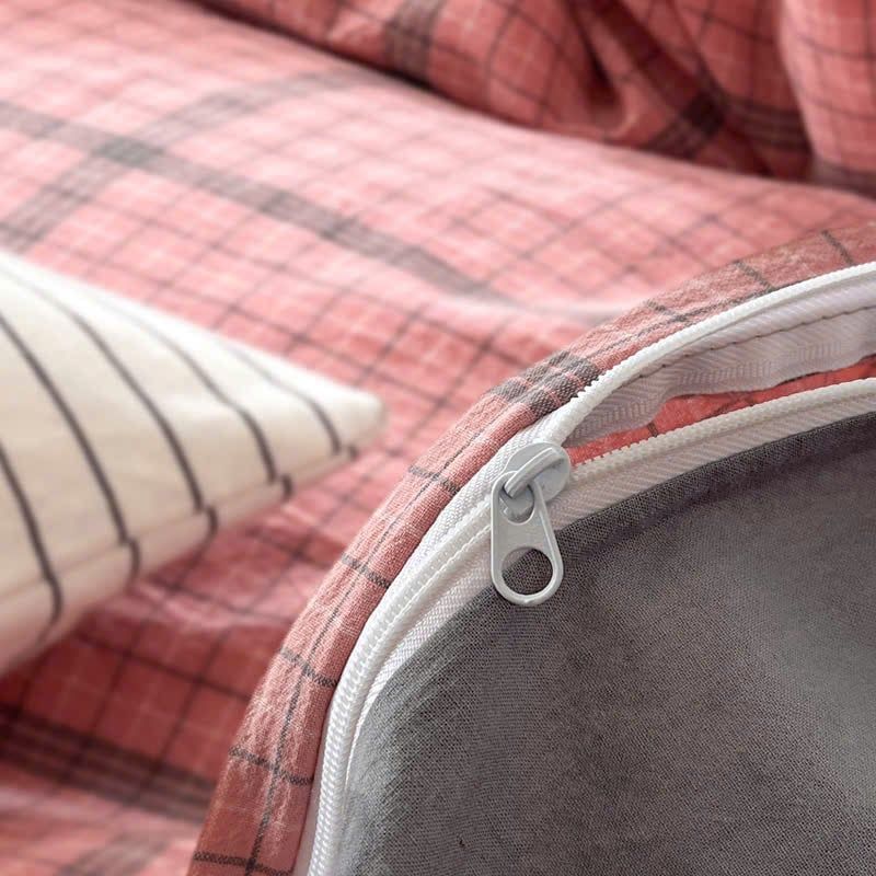 4Pcs Japan Linen |  Standard size duvet cover Bedding Set Drap Freesize | ID CL4P025COV003