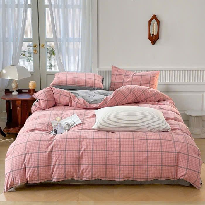 4Pcs Japan Linen |  Standard size duvet cover Bedding Set Drap Freesize | ID CL4P025COV003