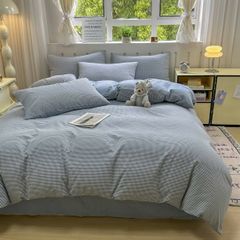 4Pcs Japan Linen |  Standard size duvet cover Bedding Set Drap Freesize | ID CL4P025COV005
