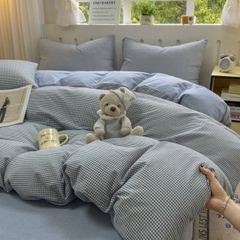 4Pcs Japan Linen |  Standard size duvet cover Bedding Set Drap Freesize | ID CL4P025COV005