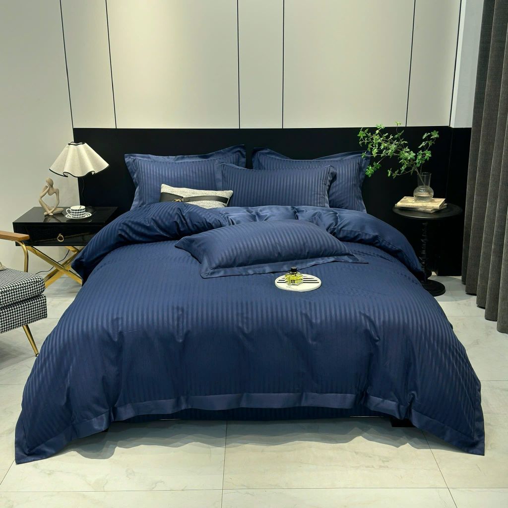 4Pcs Silk 0.5F | 3F Hotel Fabric T/C 250 Thread Count Duvet Cover Set | Album Seeridan New