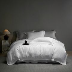 4Pcs Silk 0.5F | 3F Hotel Fabric T/C 250 Thread Count Duvet Cover Set | Album Seeridan New