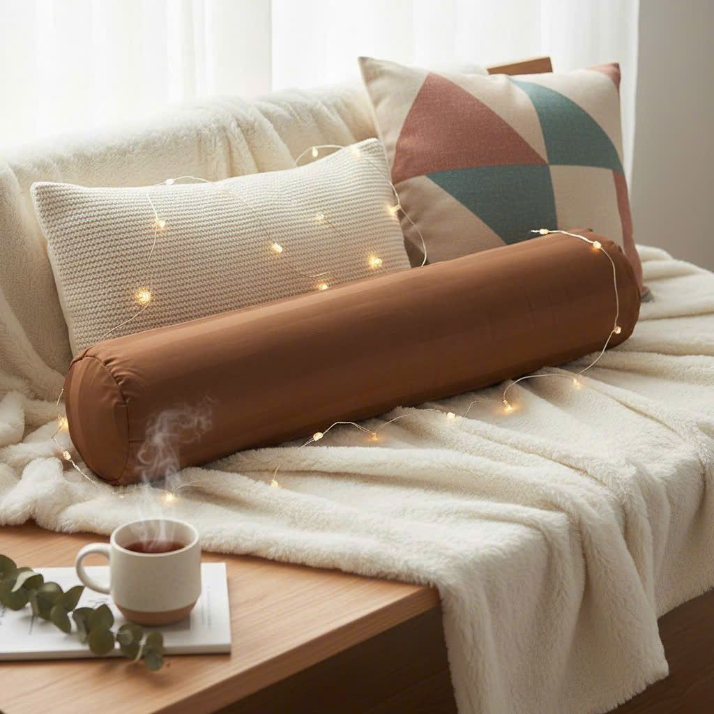 Vỏ Gối Ôm Silk 3F kích thước 35*100cm | Silk 3F Bolster Pillow Case Comfortable Everyday | ID BPILLOWCASE3F35100