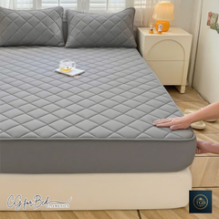 Bảo vệ Nệm CG Christopher Guy | Bọc chun 360° ôm trọn nệm cao tới 25cm | CG For Bed loại thường màu ghi xám