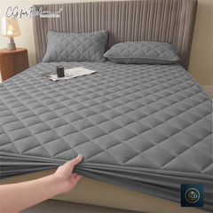 Bảo vệ Nệm CG Christopher Guy | Bọc chun 360° ôm trọn nệm cao tới 25cm | CG For Bed loại thường màu ghi xám