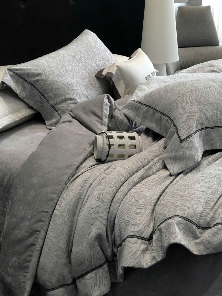 MARK CROSS SATIN VELVET | 4PCS LUXE INDONECHIA DEGIN FOR HOME | ID: MARKCROS4PCSSTNBARCODE01