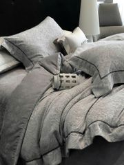 MARK CROSS SATIN VELVET | 4PCS LUXE INDONECHIA DEGIN FOR HOME | ID: MARKCROS4PCSSTNBARCODE01