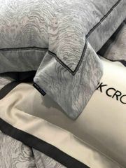 MARK CROSS SATIN VELVET | 4PCS LUXE INDONECHIA DEGIN FOR HOME | ID: MARKCROS4PCSSTNBARCODE01