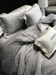 MARK CROSS SATIN VELVET | 4PCS LUXE INDONECHIA DEGIN FOR HOME | ID: MARKCROS4PCSSTNBARCODE01