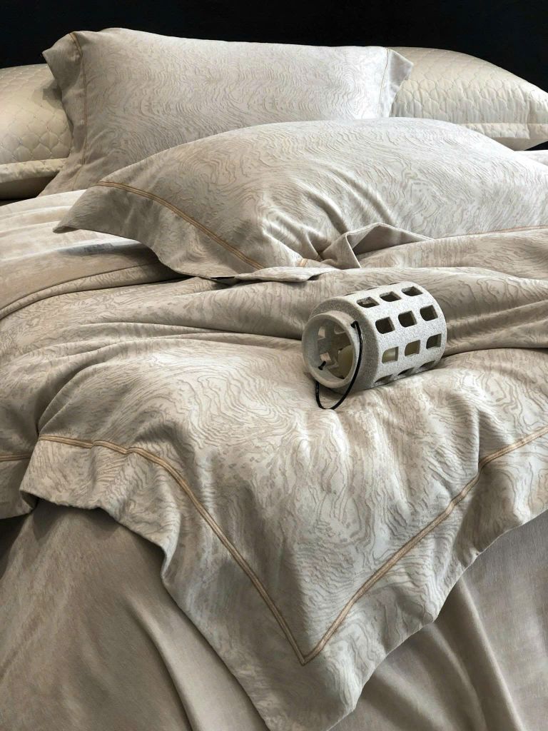 MARK CROSS SATIN VELVET | 4PCS LUXE INDONECHIA DEGIN FOR HOME | ID: MARKCROS4PCSSTNBARCODE02