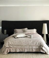 MARK CROSS SATIN VELVET | 4PCS LUXE INDONECHIA DEGIN FOR HOME | ID: MARKCROS4PCSSTNBARCODE04