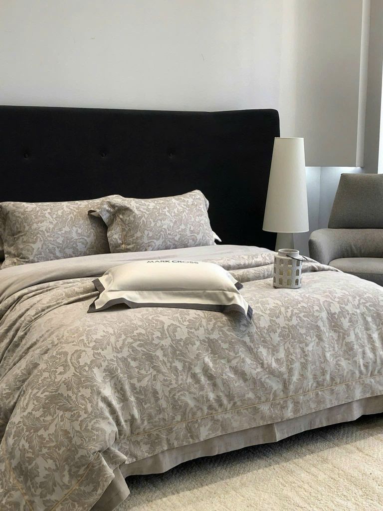 MARK CROSS SATIN VELVET | 4PCS LUXE INDONECHIA DEGIN FOR HOME | ID: MARKCROS4PCSSTNBARCODE06