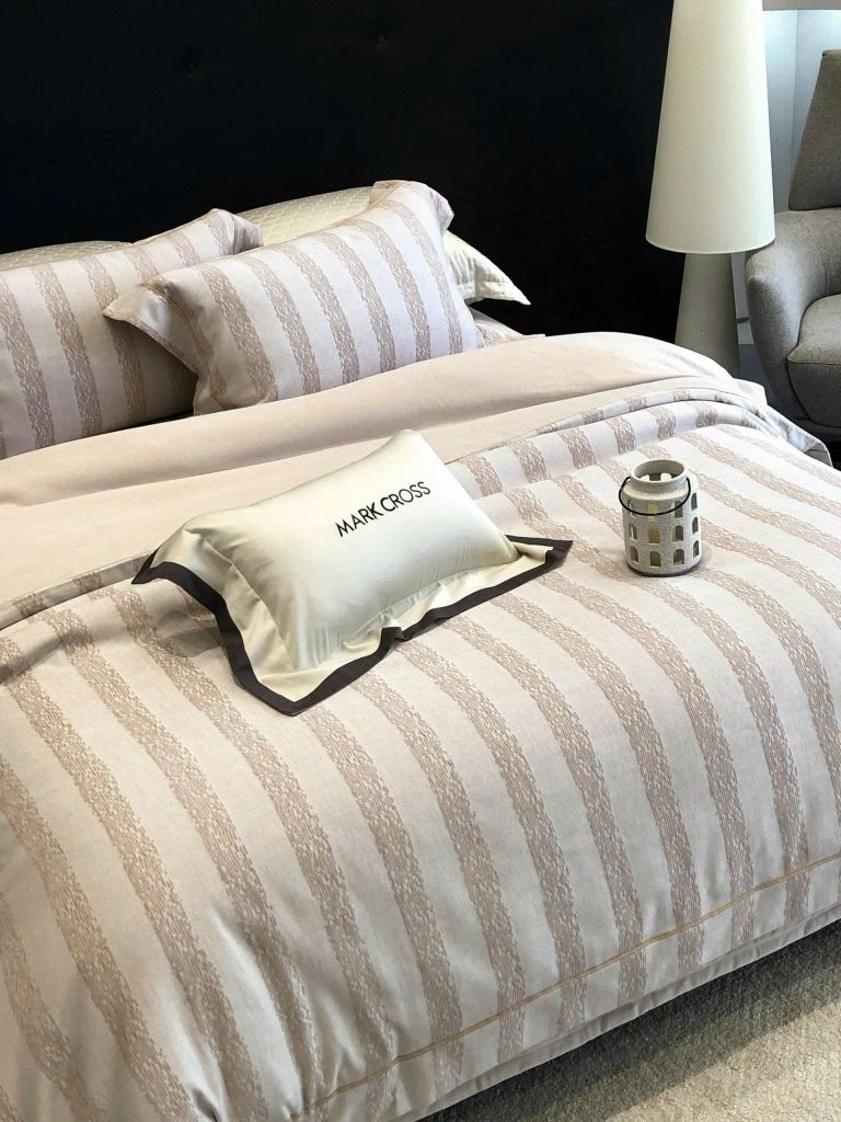 MARK CROSS SATIN VELVET | 4PCS LUXE INDONECHIA DEGIN FOR HOME | ID: MARKCROS4PCSSTNBARCODE08