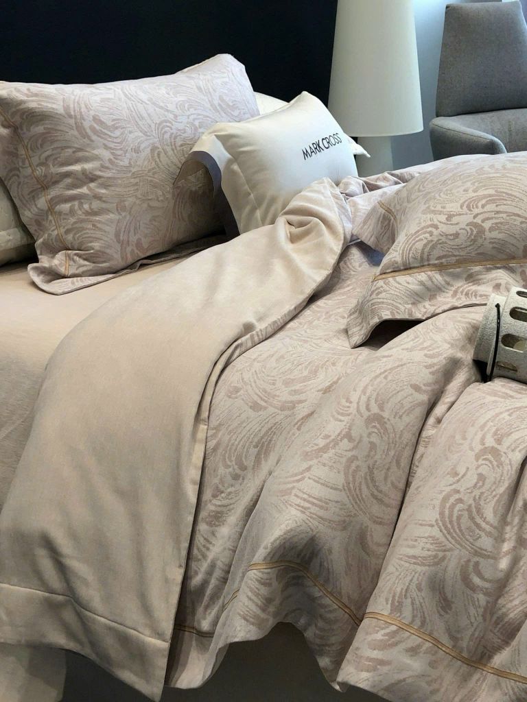 MARK CROSS SATIN VELVET | 4PCS LUXE INDONECHIA DEGIN FOR HOME | ID: MARKCROS4PCSSTNBARCODE11