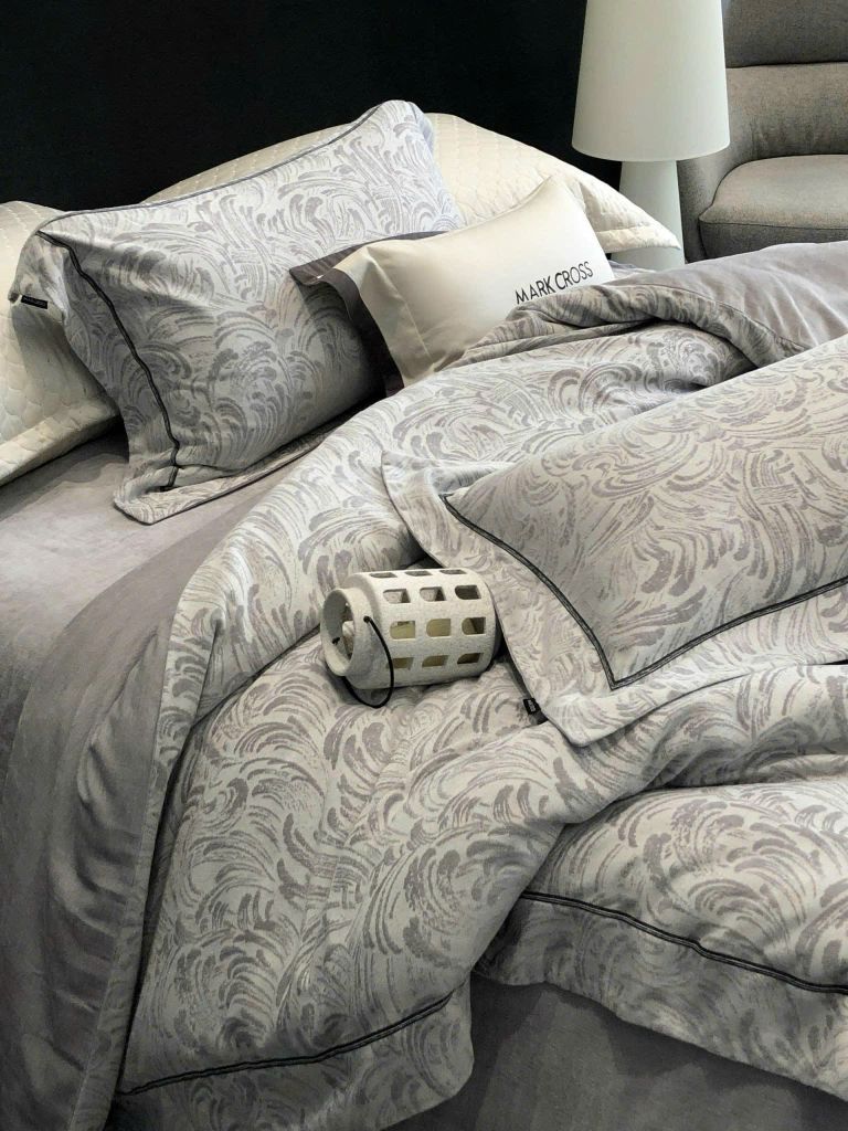 MARK CROSS SATIN VELVET | 4PCS LUXE INDONECHIA DEGIN FOR HOME | ID: MARKCROS4PCSSTNBARCODE10