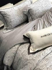 MARK CROSS SATIN VELVET | 4PCS LUXE INDONECHIA DEGIN FOR HOME | ID: MARKCROS4PCSSTNBARCODE10
