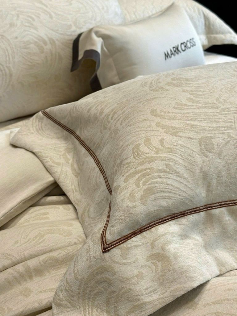 MARK CROSS SATIN VELVET | 4PCS LUXE INDONECHIA DEGIN FOR HOME | ID: MARKCROS4PCSSTNBARCODE12