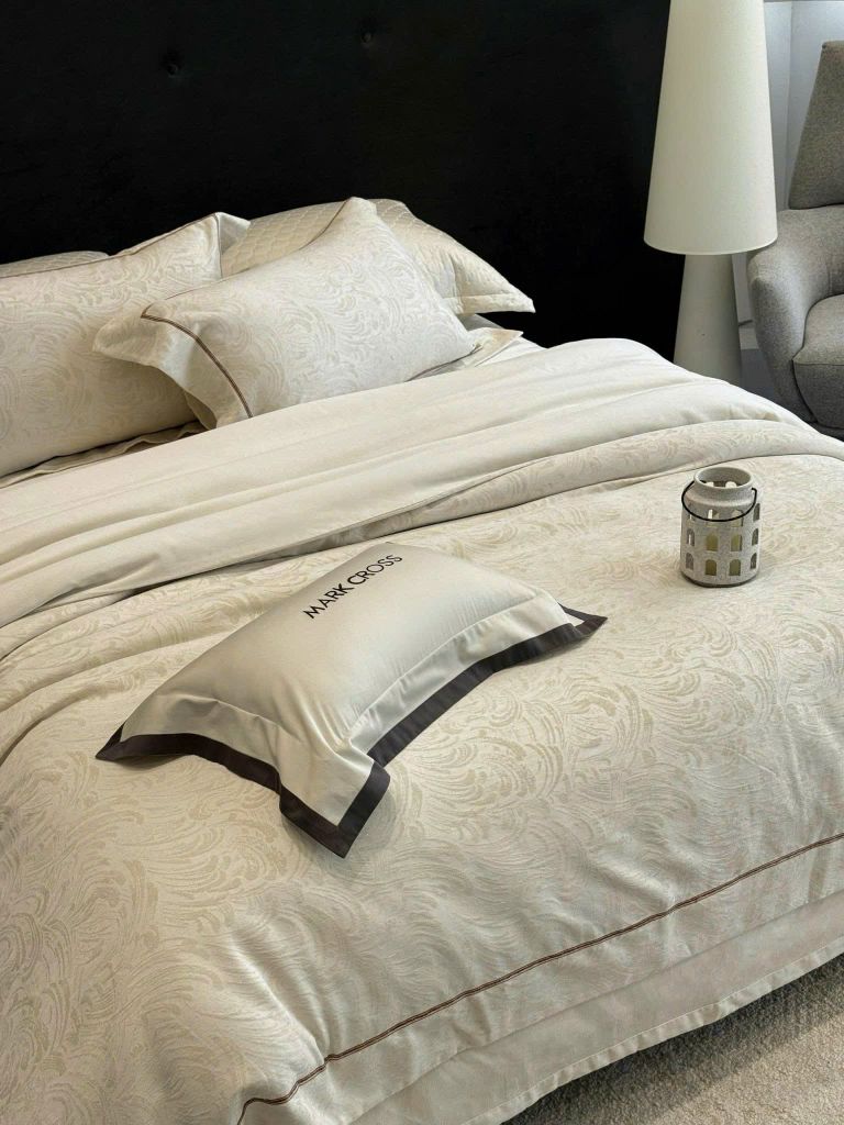 MARK CROSS SATIN VELVET | 4PCS LUXE INDONECHIA DEGIN FOR HOME | ID: MARKCROS4PCSSTNBARCODE12