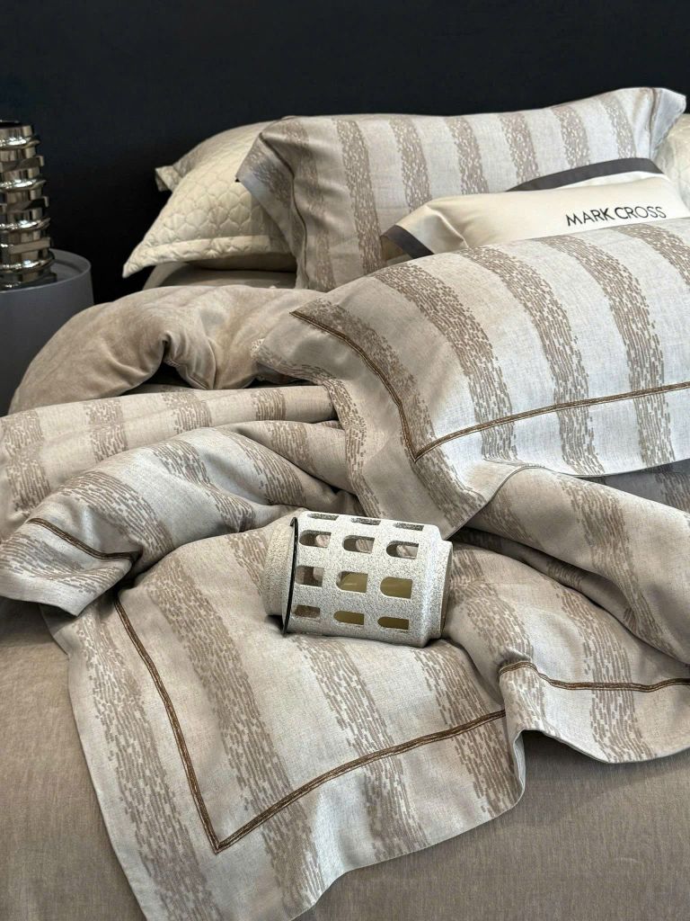 MARK CROSS SATIN VELVET | 4PCS LUXE INDONECHIA DEGIN FOR HOME | ID: MARKCROS4PCSSTNBARCODE13