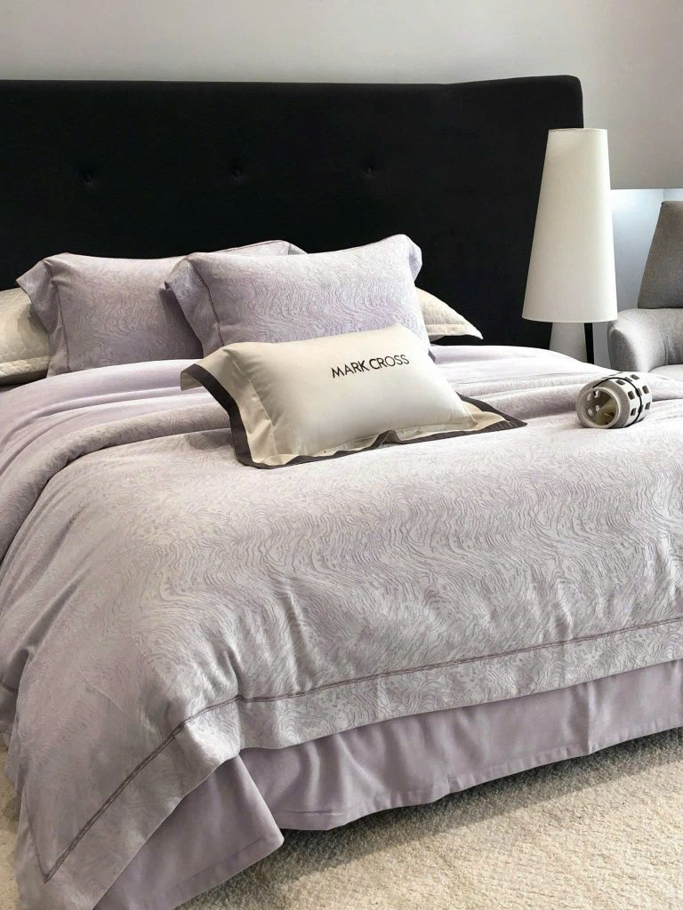 MARK CROSS SATIN VELVET | 4PCS LUXE INDONECHIA DEGIN FOR HOME | ID: MARKCROS4PCSSTNBARCODE14