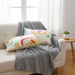 Vỏ Gối Đũi Cotton kích thước 48*74cm | Cotton Linen Pillow Case DeepSleep Everyday | ID PILLOWCASECTLIN4874