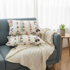 Vỏ Gối Đũi Cotton kích thước 48*74cm | Cotton Linen Pillow Case DeepSleep Everyday | ID PILLOWCASECTLIN4874