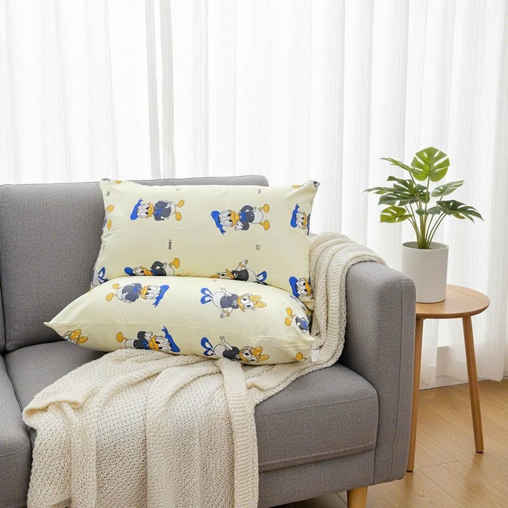 Vỏ Gối Đũi Cotton kích thước 48*74cm | Cotton Linen Pillow Case DeepSleep Everyday | ID PILLOWCASECTLIN4874