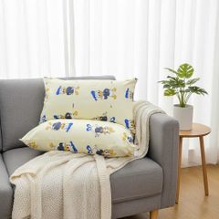 Vỏ Gối Đũi Cotton kích thước 48*74cm | Cotton Linen Pillow Case DeepSleep Everyday | ID PILLOWCASECTLIN4874