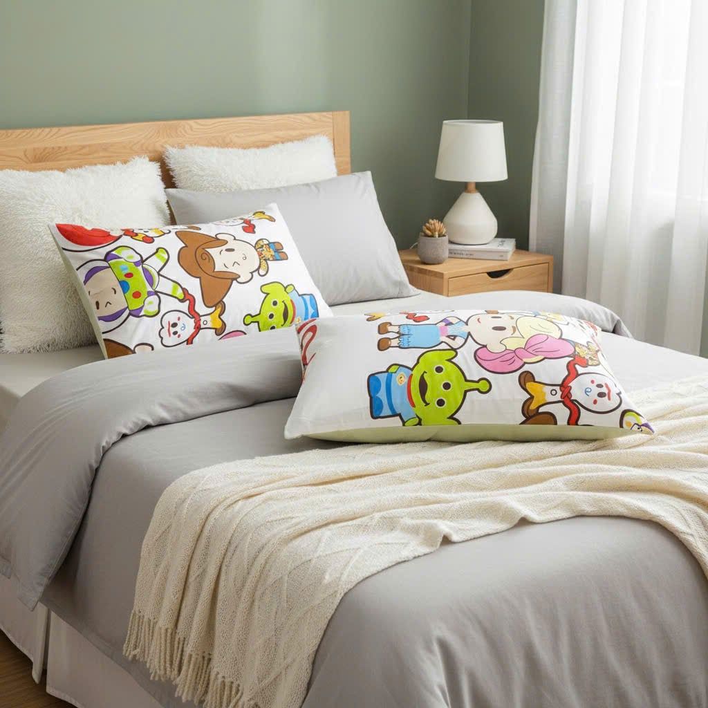 Vỏ Gối Đũi Cotton kích thước 48*74cm | Cotton Linen Pillow Case DeepSleep Everyday | ID PILLOWCASECTLIN4874