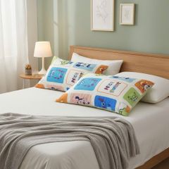 Vỏ Gối Đũi Cotton kích thước 48*74cm | Cotton Linen Pillow Case DeepSleep Everyday | ID PILLOWCASECTLIN4874