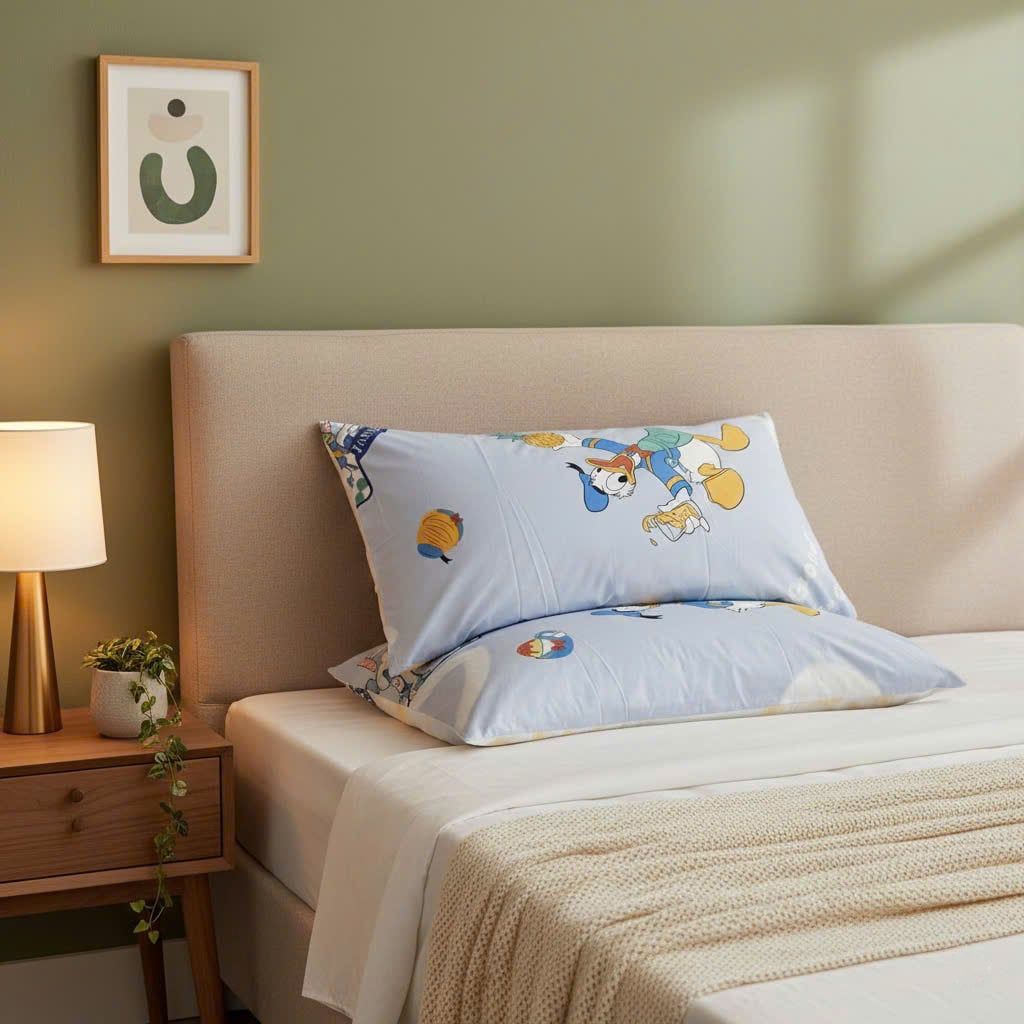 Vỏ Gối Đũi Cotton kích thước 48*74cm | Cotton Linen Pillow Case DeepSleep Everyday | ID PILLOWCASECTLIN4874