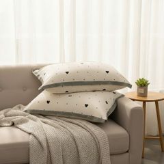 Vỏ Gối Đũi Cotton kích thước 48*74cm | Cotton Linen Pillow Case DeepSleep Everyday | ID PILLOWCASECTLIN4874