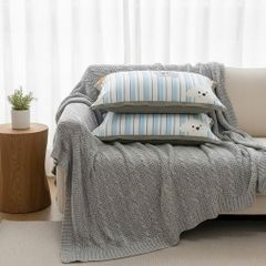 Vỏ Gối Đũi Cotton kích thước 48*74cm | Cotton Linen Pillow Case DeepSleep Everyday | ID PILLOWCASECTLIN4874