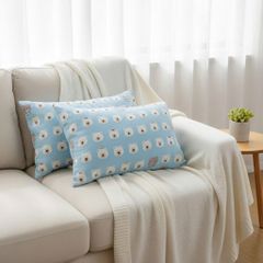 Vỏ Gối Đũi Cotton kích thước 48*74cm | Cotton Linen Pillow Case DeepSleep Everyday | ID PILLOWCASECTLIN4874