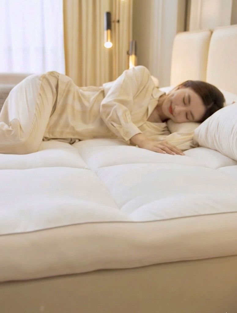 Logan&Mason Topper Microfiber Luxe Ultra Soft | Topper Khách Sạn Cao Cấp T233 Lông Vũ Nhân Tạo | ID: LMTOPPERMICRO