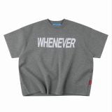 ÁO DỆT LEN “ WHENEVER “ SIGNATURE KNIT T - SHIRT / GREY