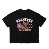 “WHENEVER” LA T-SHIRT / BLACK
