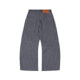 "WHENEVER" STAR RAW DENIM PANTS / BLUE