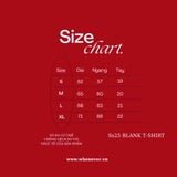 "WHENEVER" SS25 BLANK T-SHIRT / WHITE