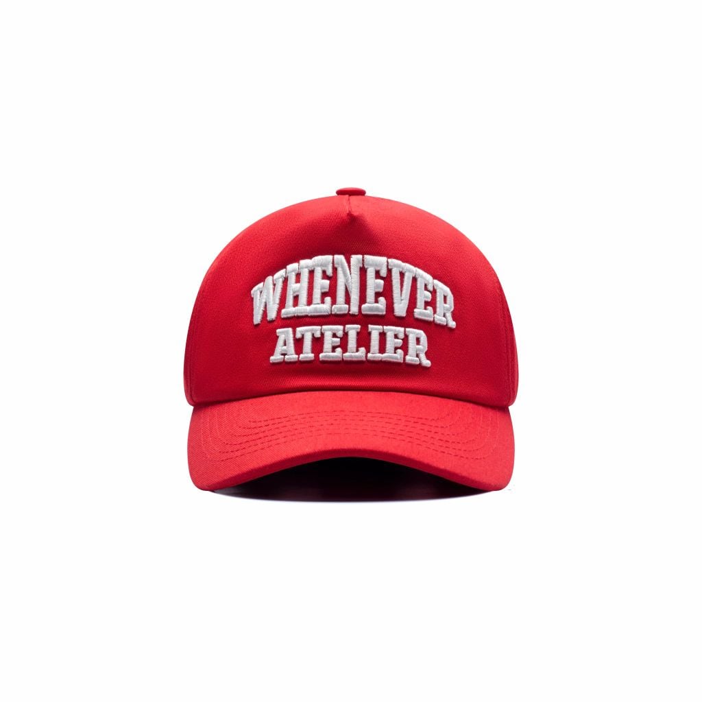 Nón "WHENEVER" SIGNATURE SS26 /RED