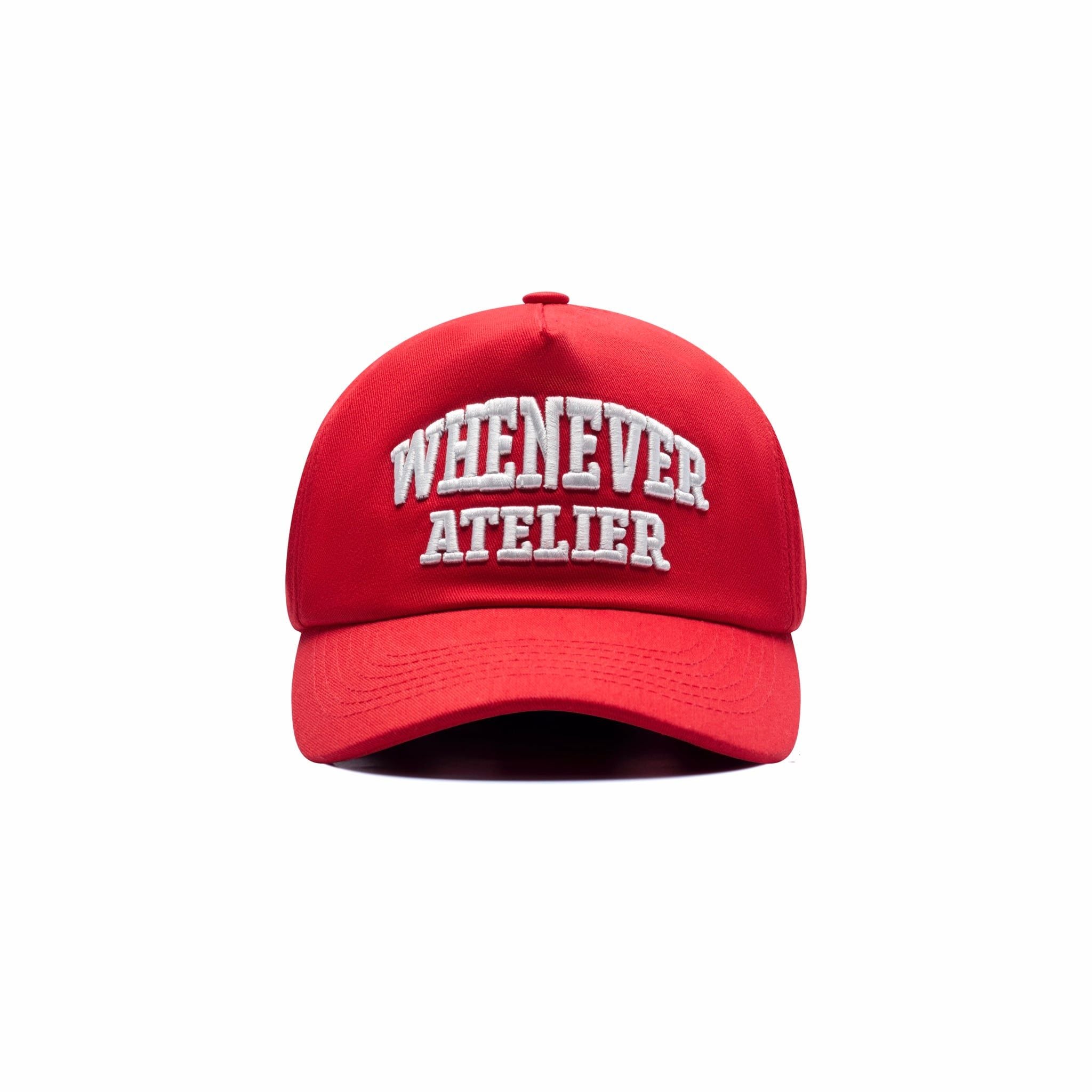 Nón "WHENEVER" SIGNATURE SS26 /RED