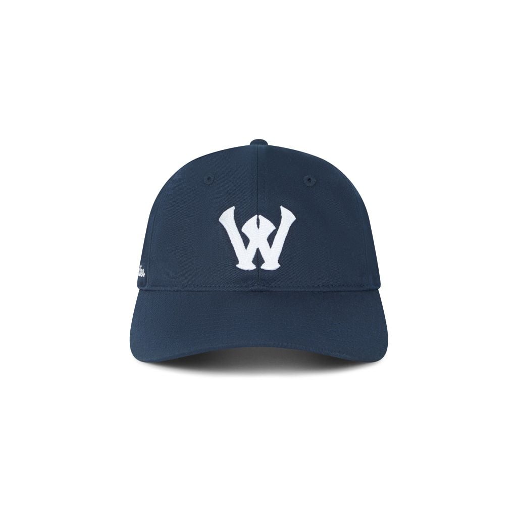 WHENEVER W BALLPARK HAT / NAVY