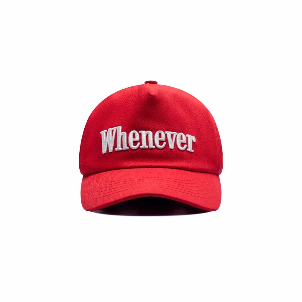 Nón "WHENEVER" LOGO SS26 /RED